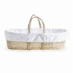 Clair De Lune Special Buy - Scandi Moses Basket Bundle Moses Baskets & Stands
