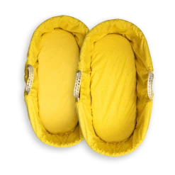 Clair De Lune 2 Pack Fitted Cotton Colour Pop Moses Basket Sheets - 74 X 30 Cm