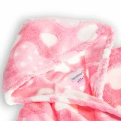 Clair De Lune Komfies Plush Heart Baby Dressing Gown Bathing & Feeding