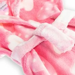 Clair De Lune Komfies Plush Heart Baby Dressing Gown Bathing & Feeding