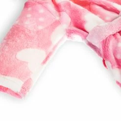 Clair De Lune Komfies Plush Heart Baby Dressing Gown Bathing & Feeding