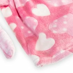 Clair De Lune Komfies Plush Heart Baby Dressing Gown Bathing & Feeding