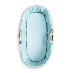 Clair De Lune 2 Pack Fitted Cotton Colour Pop Moses Basket Sheets - 74 X 30 Cm