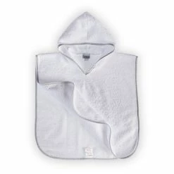 Komfies By Clair De Lune Komfies White Towelling Toddler Poncho Bathing & Feeding