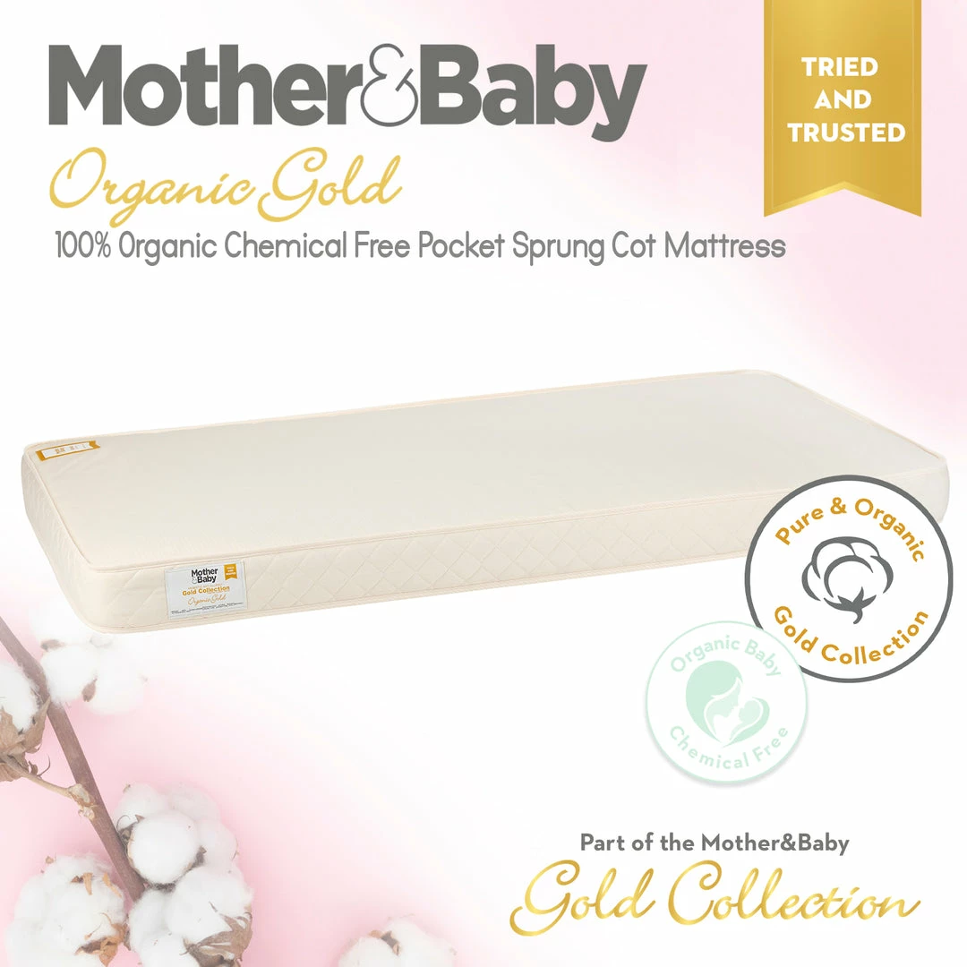 Cuddleco Mother&Baby Gold Organic Cot Mattress Mattresses