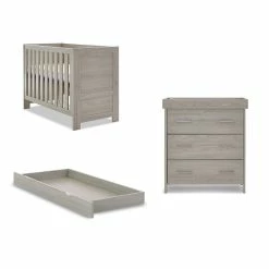 Obaby Nika Mini Cot Bed & Changing Unit