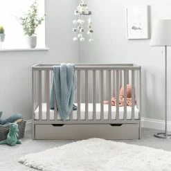 Obaby Grey Bantam Space Saver Cot