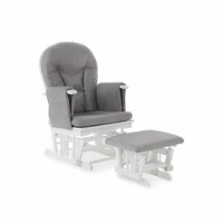 Obaby Award-Winning Reclining Glider Chair And Stool Nursing Chairs