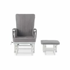 Obaby Deluxe Reclining Glider Chair And Stool Nursing Chairs