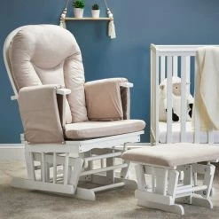 Obaby Award-Winning Reclining Glider Chair And Stool Nursing Chairs