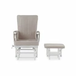 Obaby Deluxe Reclining Glider Chair And Stool Nursing Chairs