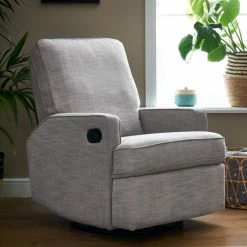 Nursing Chairs Obaby Madison Swivel Glider Recliner Chair