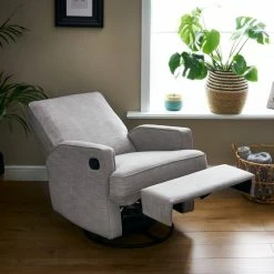 Nursing Chairs Obaby Madison Swivel Glider Recliner Chair
