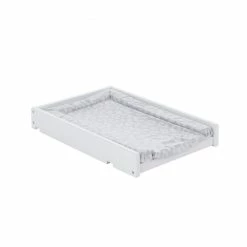 Obaby White Bantam Space Saver Cot Cots & Cot Beds