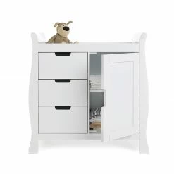 Bathing & Feeding Obaby Stamford Sleigh Closed Changing Unit