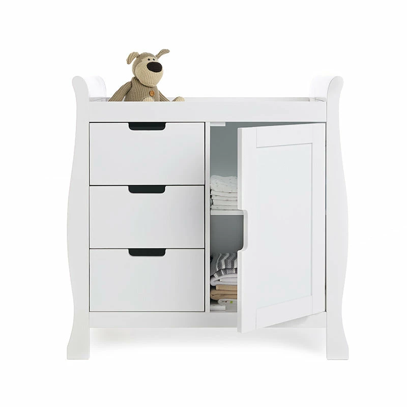 Bathing & Feeding Obaby Stamford Sleigh Closed Changing Unit