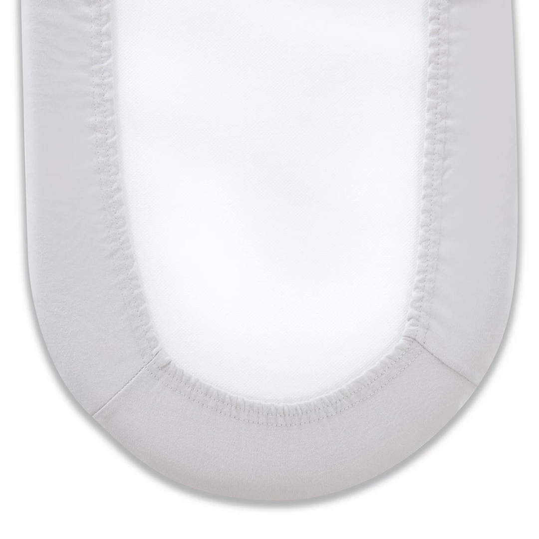 Clair De Lune Micro-Fresh® 2 Pack Fitted Moses Basket Sheets - 66 X 30 Cm