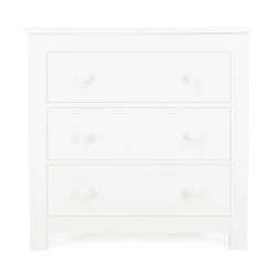 Furniture Cuddleco Aylesbury 2pc Nursery Set - 3 Drawer Dresser/Changer & Cot Bed