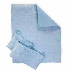 Clair De Lune Dimple Cot/Cot Bed Quilt & Bumper Bedding Set