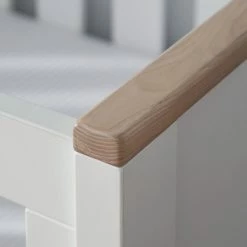 Furniture Cuddleco Aylesbury 3pc Nursery Set - 3 Drawer Dresser/Changer, Cot Bed & Wardrobe