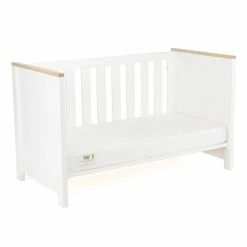Furniture Cuddleco Aylesbury 3pc Nursery Set - 3 Drawer Dresser/Changer, Cot Bed & Wardrobe