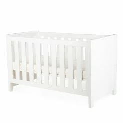 Furniture Cuddleco Aylesbury 3pc Nursery Set - 3 Drawer Dresser/Changer, Cot Bed & Wardrobe
