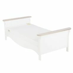 Furniture Cuddleco Clara 3pc Nursery Set - 3 Drawer Dresser/Changer, Cot Bed & Wardrobe