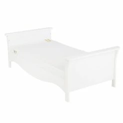 Furniture Cuddleco Clara 3pc Nursery Set - 3 Drawer Dresser/Changer, Cot Bed & Wardrobe