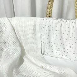 Clair De Lune Moses Baskets & Stands Special Buy - Essentials Moses Basket Bundle