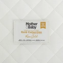 Cuddleco Mother&Baby Rose Gold Anti-Allergy Sprung Cot Bed Mattress Mattresses