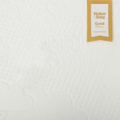 Cuddleco Mattresses Mother&Baby White Gold Anti-Allergy Pocket Sprung Cot Mattress