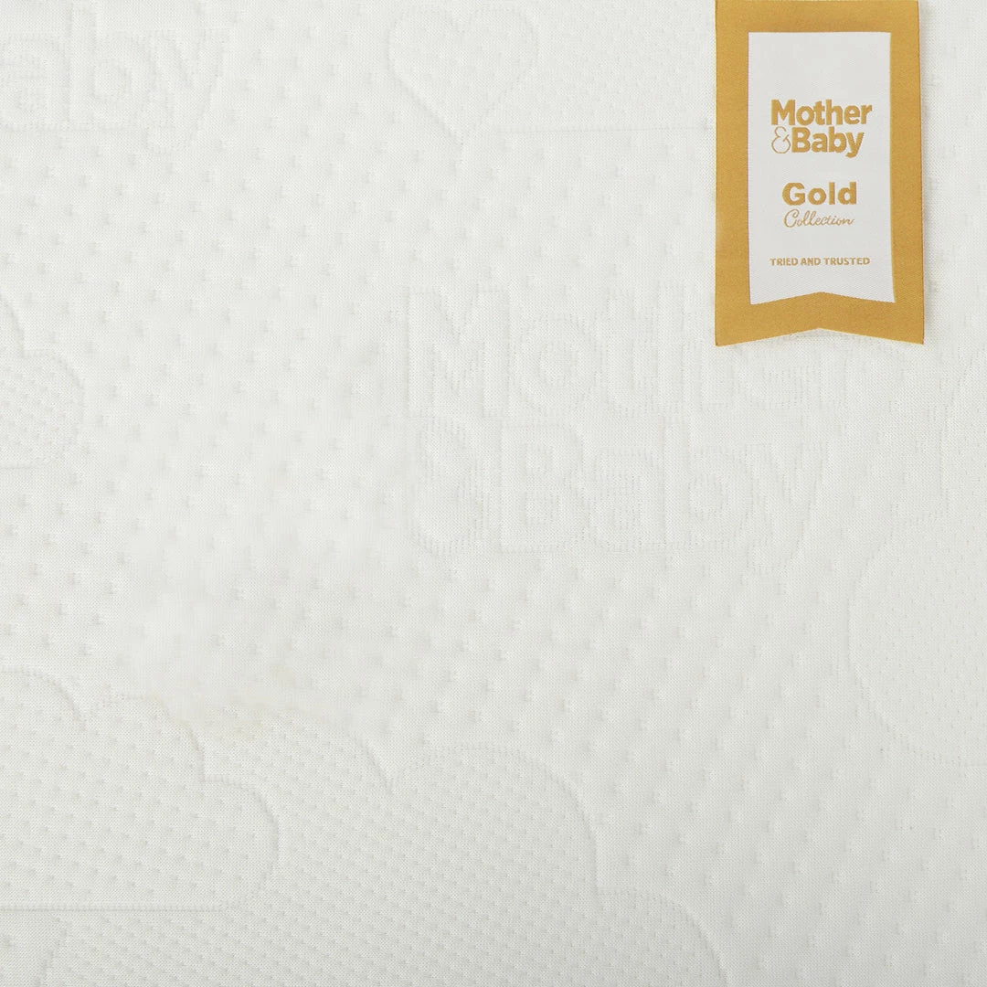 Cuddleco Mattresses Mother&Baby White Gold Anti-Allergy Pocket Sprung Cot Mattress