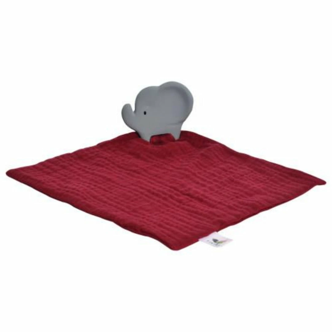 Gifts Tikiri Elephant Comforter With Natural Rubber Teether