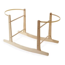 Clair De Lune Moses Baskets & Stands Natural Standard Rocking Moses Basket Stand