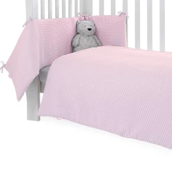 Clair De Lune Waffle Cot/Cot Bed Quilt & Bumper Bedding Set