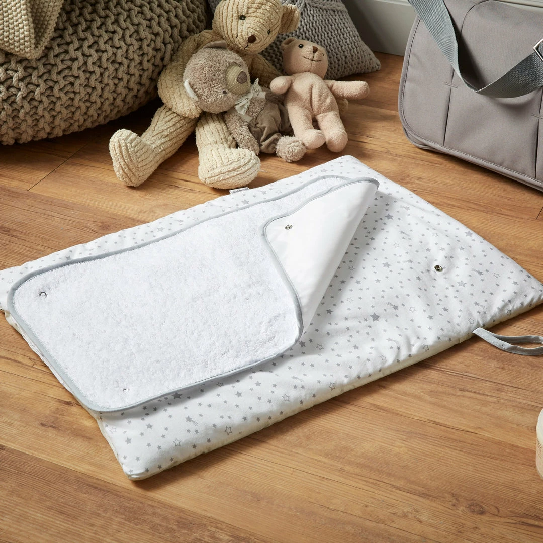 Clair De Lune Stars & Stripes Roly Poly Travel & Changing Mat® Bathing & Feeding