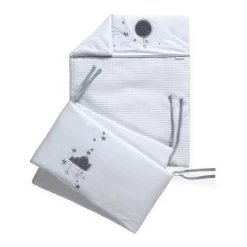 Clair De Lune Over The Moon Cot/Cot Bed Quilt & Bumper Bedding Set