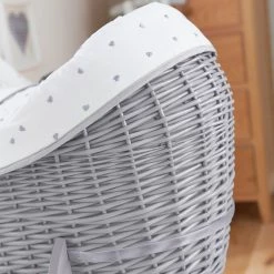 Clair De Lune Lullaby Hearts Wrapover® Noah Pod® Bedding Set Moses Basket Dressings