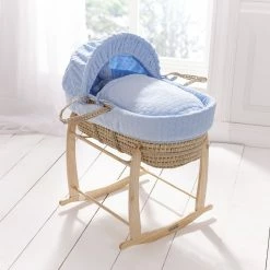 Clair De Lune Marshmallow Palm Moses Basket