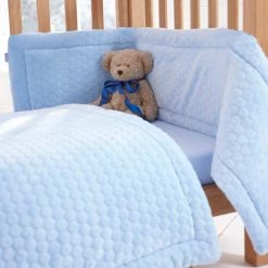 Clair De Lune Marshmallow Cot/Cot Bed Quilt & Bumper Bedding Set