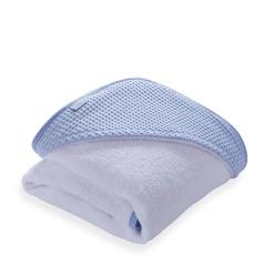 Clair De Lune Bathing & Feeding Waffle Hooded Towel
