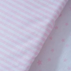 Clair De Lune Stars & Stripes Cot/Cot Bed Quilt & Bumper Bedding Set