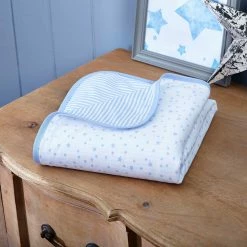 Clair De Lune Stars & Stripes 3 Piece Cot Bedding Set - 140 X 70 Cm