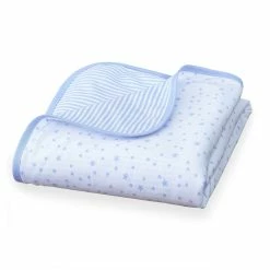 Clair De Lune Stars & Stripes 3 Piece Cot Bedding Set - 140 X 70 Cm