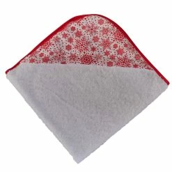 Clair De Lune Hooded Towels Winter Snowflake Baby Hooded Bath Towel