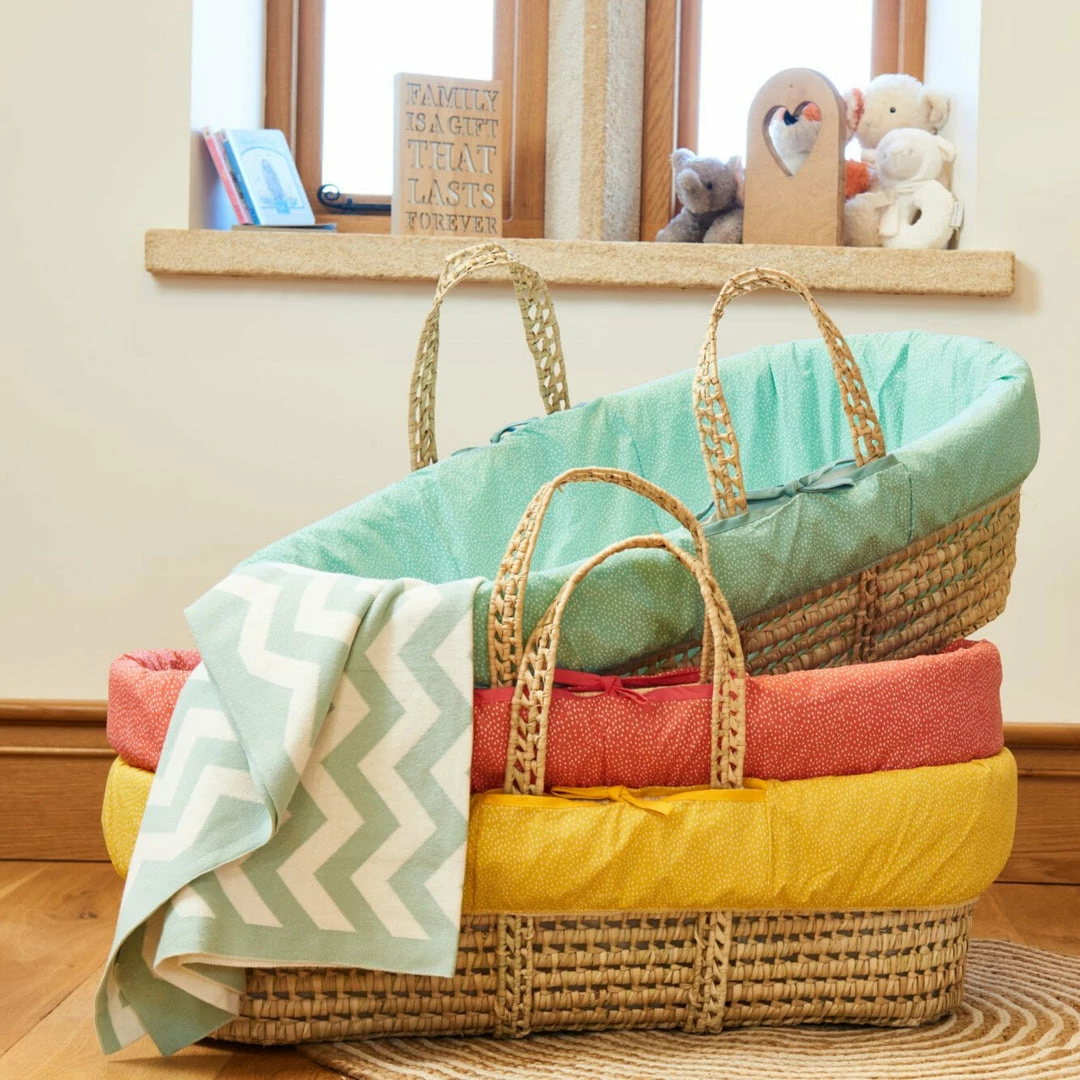 Clair De Lune Colour Pop Moses Basket Dressing Moses Basket Dressings