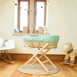 Clair De Lune Moses Baskets & Stands Colour Pop Palm Moses Basket