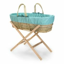 Clair De Lune Moses Baskets & Stands Colour Pop Palm Moses Basket