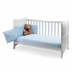 Clair De Lune Dimple Cot/Cot Bed Quilt & Bumper Bedding Set
