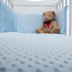 Clair De Lune Dimple Cot/Cot Bed Quilt & Bumper Bedding Set